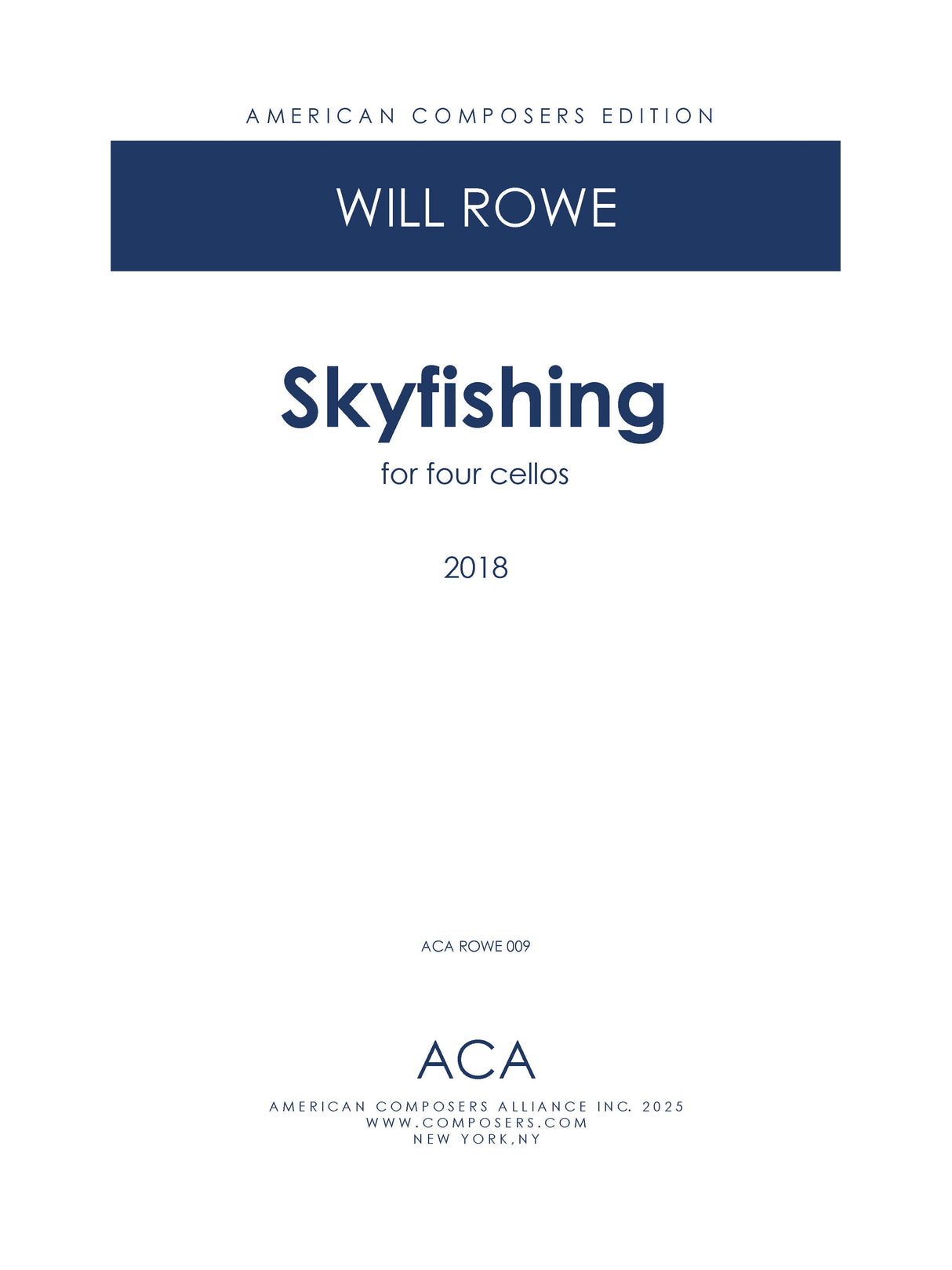 Rowe: Skyfishing