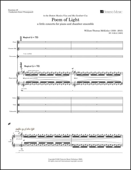 McKinley: Poem of Light