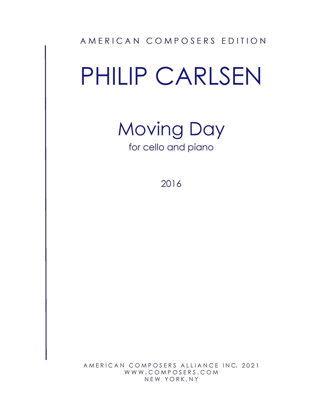 Carlsen: Moving Day