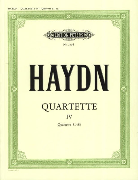 Haydn: Complete String Quartets - Volume 4 – Ficks Music