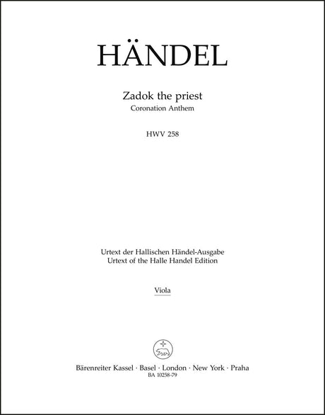 Handel: Zadok the Priest, HWV 258