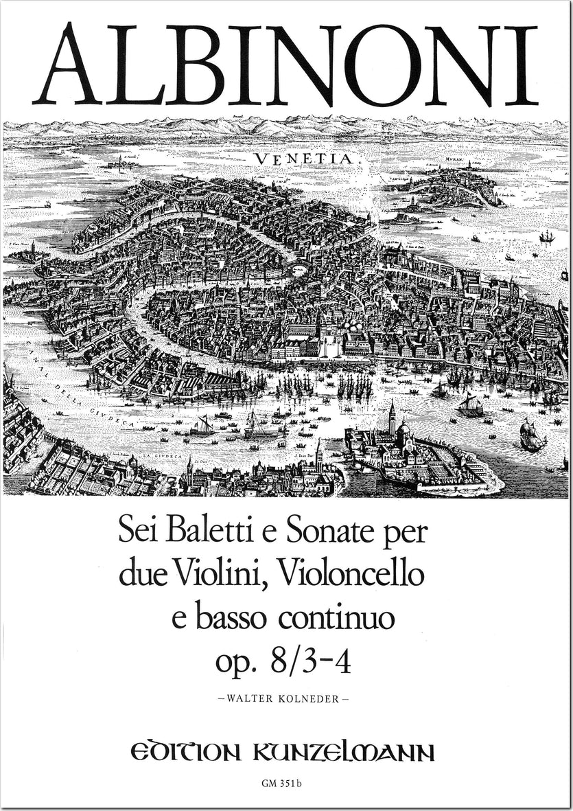 Albinoni: 2 Balletti & Sonata, Op. 8, Nos. 3-4
