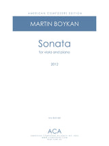 Boykan: Viola Sonata