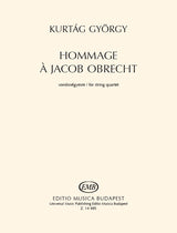 Kurtág: Hommage a Jacob Obrecht
