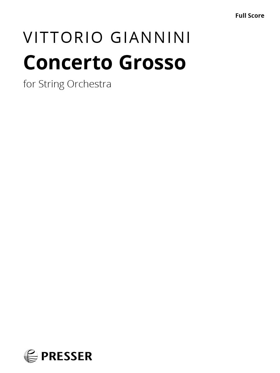 Giannini: Concerto Grosso