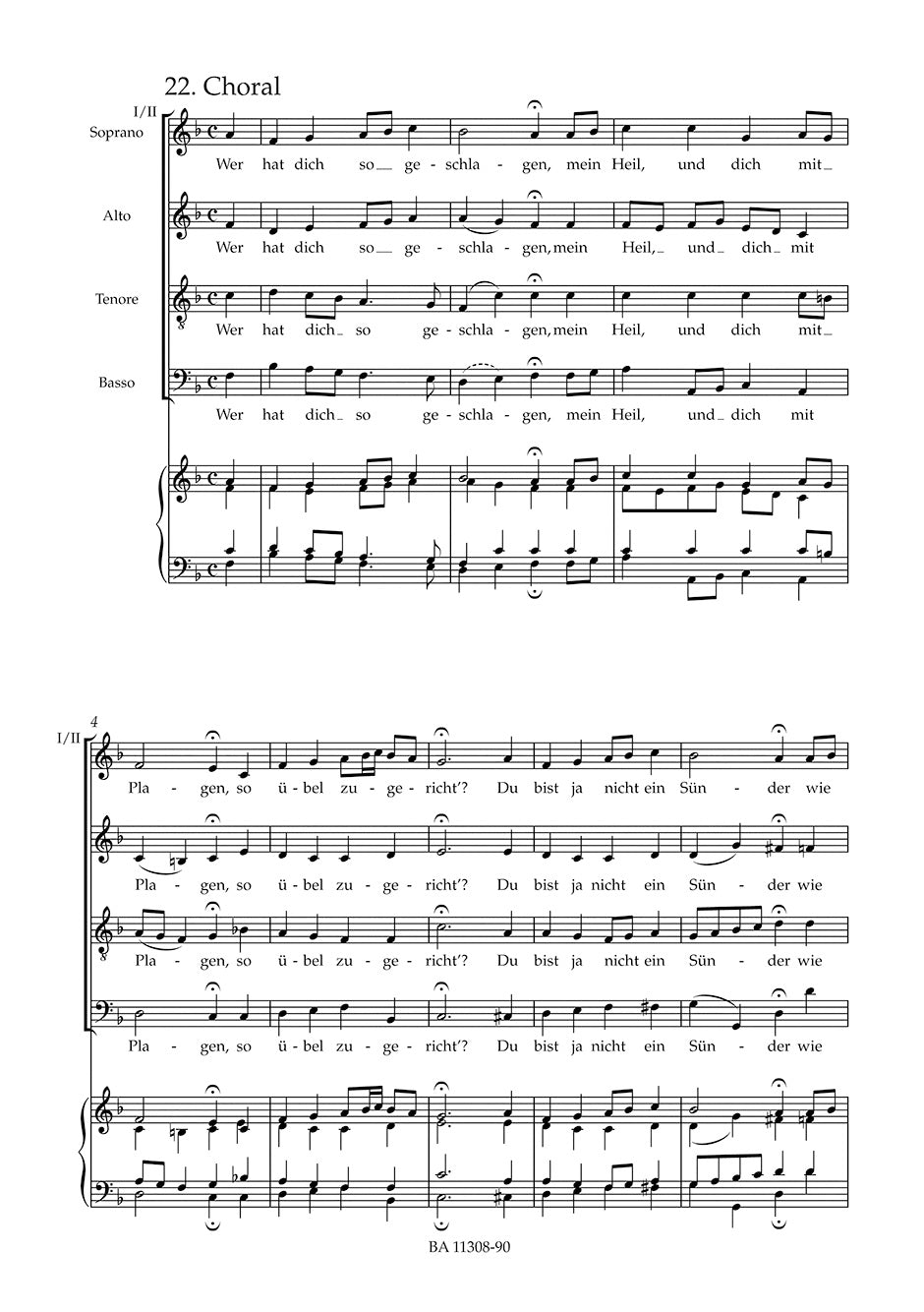 Bach-Mendelssohn: Passion Music after the Evangelist Matthew