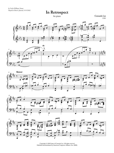 C. Lee: In Retrospect