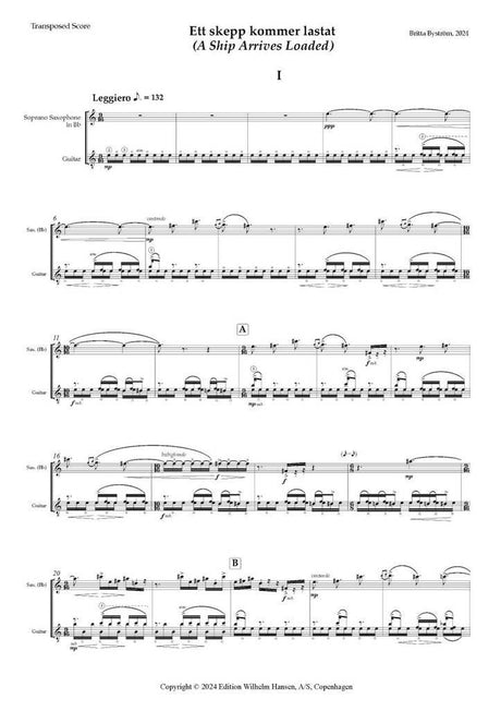 Byström: Ett skepp kommer lastat