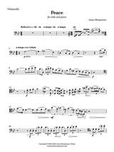 Montgomery: Peace for Cello and Piano
