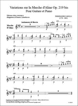 Carulli: Variations on Marche d'Aline, Op. 219 (Version for Guitar & Piano)
