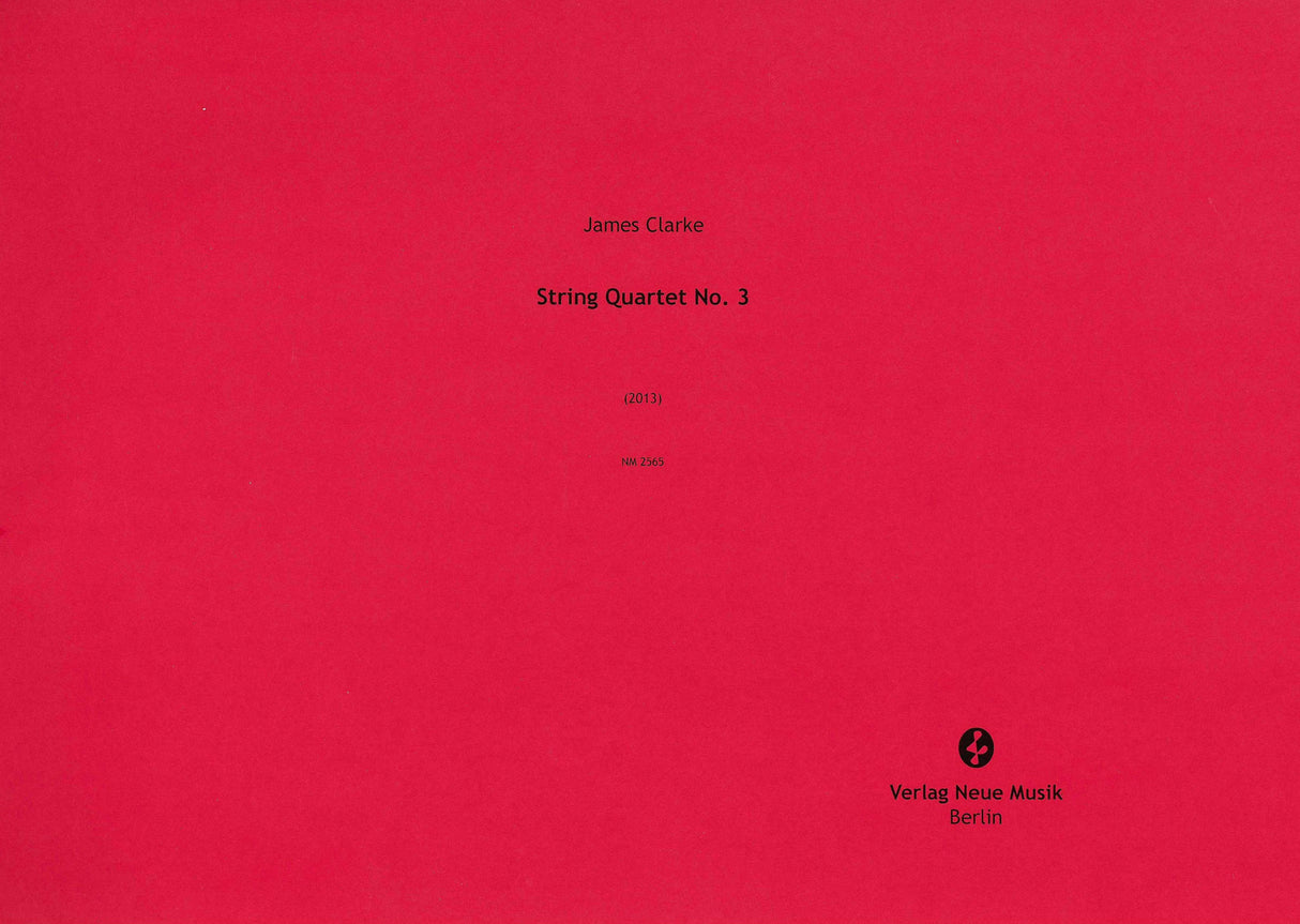 J. Clarke: String Quartet No. 3