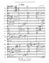 T.J. Anderson: Six Pieces for Clarinet and Chamber Orchestra