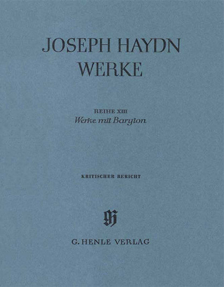 Haydn: Works with Barytone