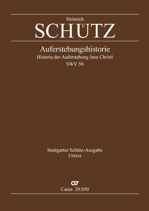 Schütz: Account of the Resurrection of Jesus Christ, SWV 50, Op. 3