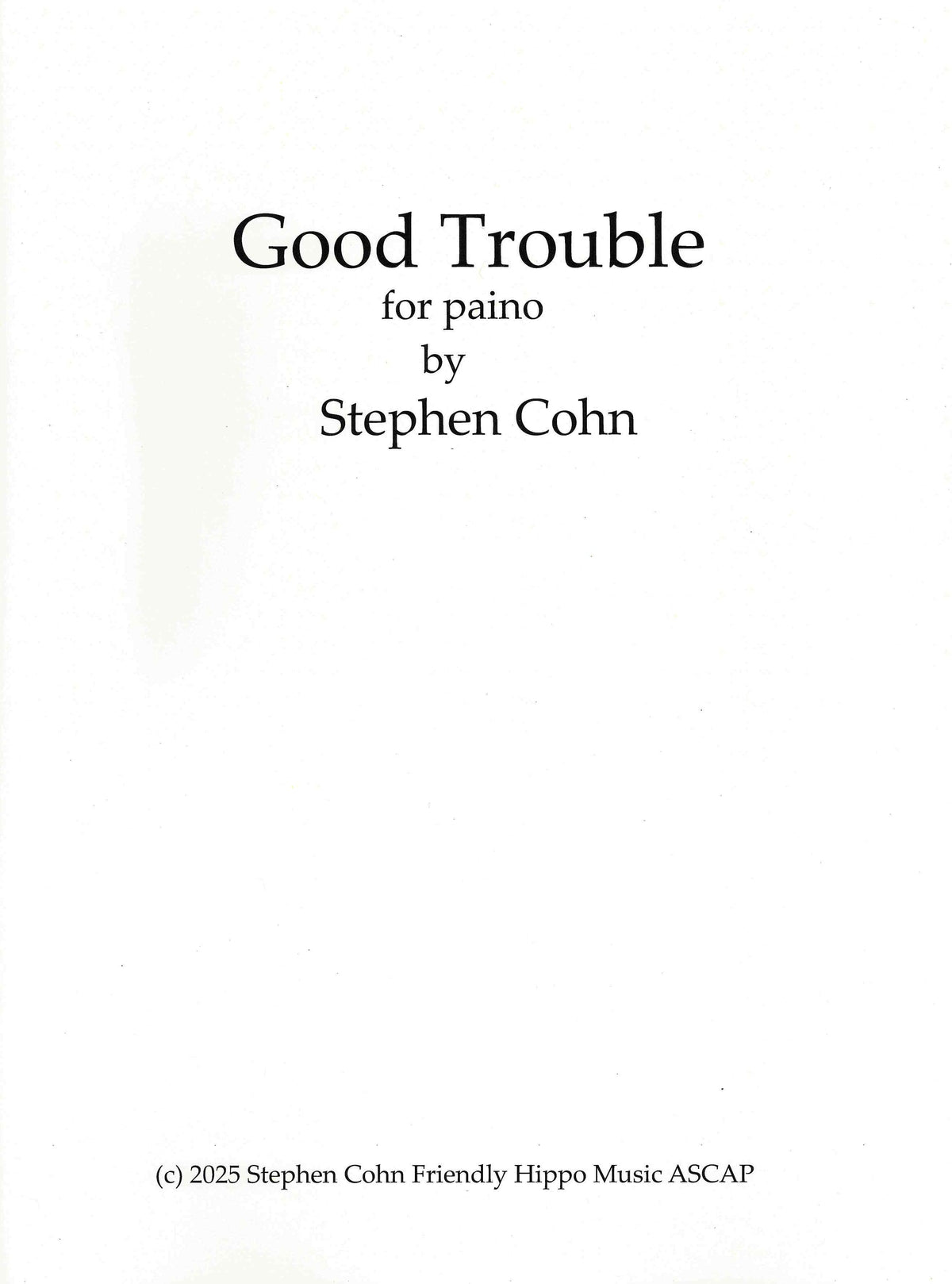 Cohn: Good Trouble