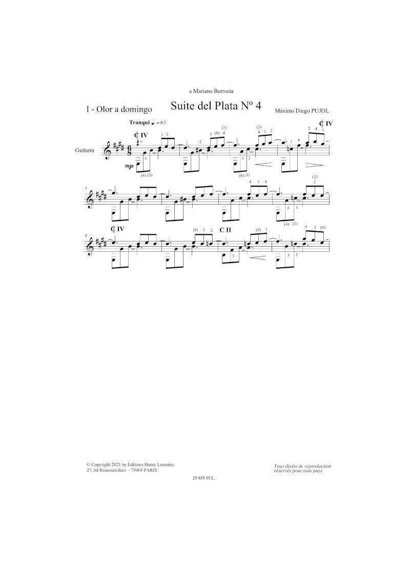 Pujol: Suite del Plata No. 4