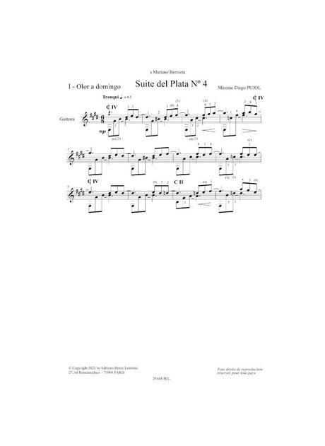 Pujol: Suite del Plata No. 4