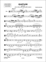 Saint-Saëns: Piano Quartet, Op. 41