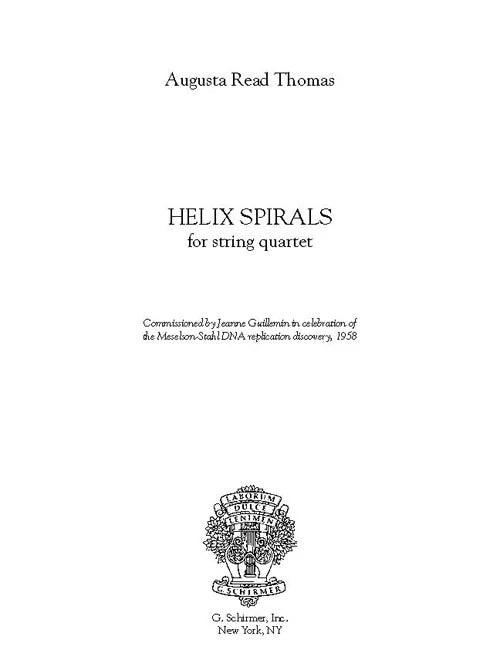 Thomas: Helix Spirals