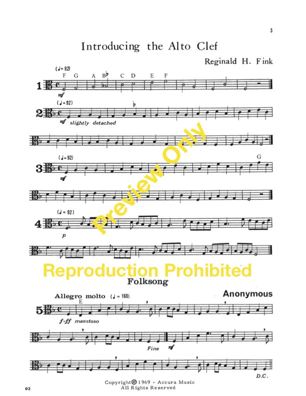 Fink: Introducing the Alto Clef for Trombone