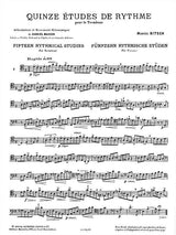 Bitsch: 15 Rhythmical Studies