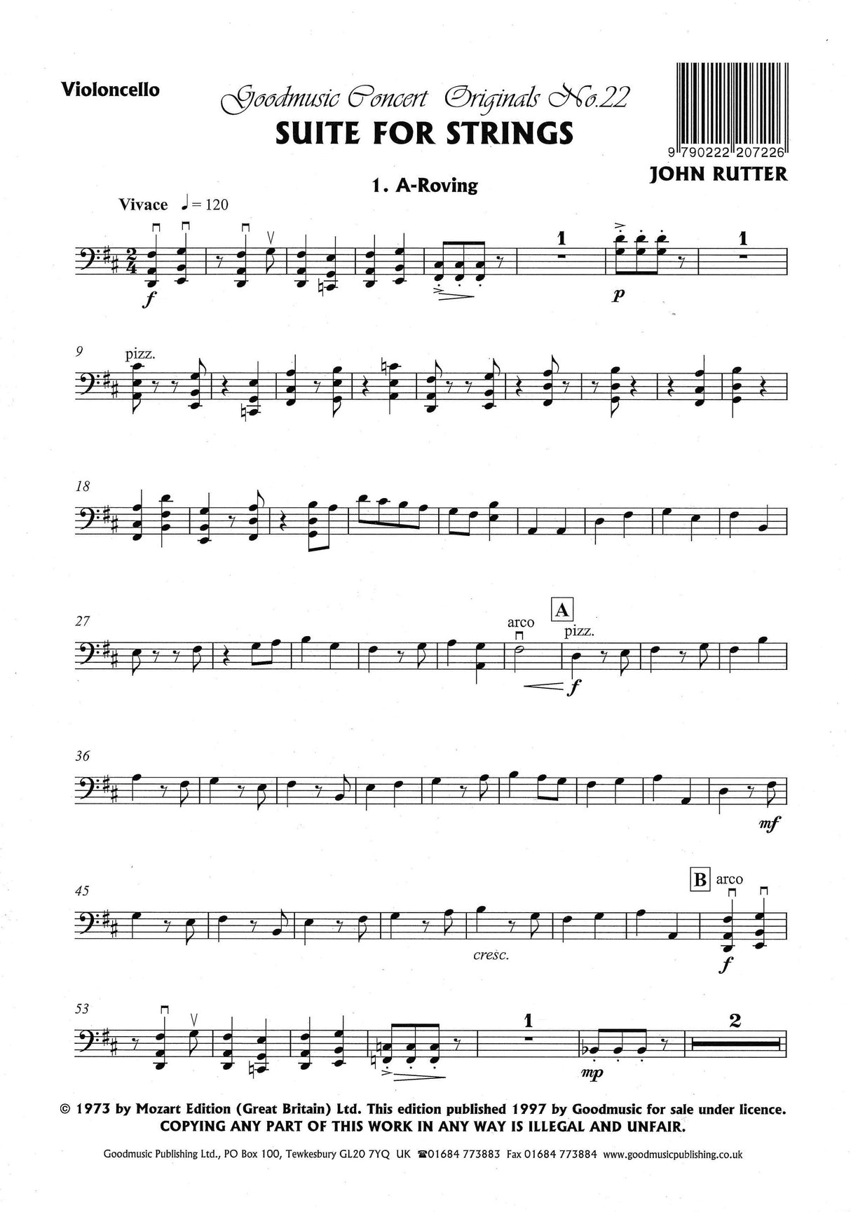 Rutter: Suite for Strings