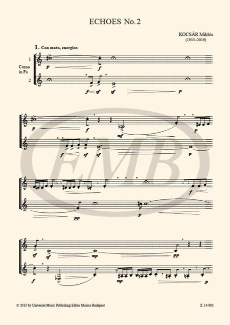 Kocsár: Echoes No. 2