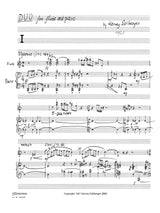 Sollberger: Duo for Flute and Piano
