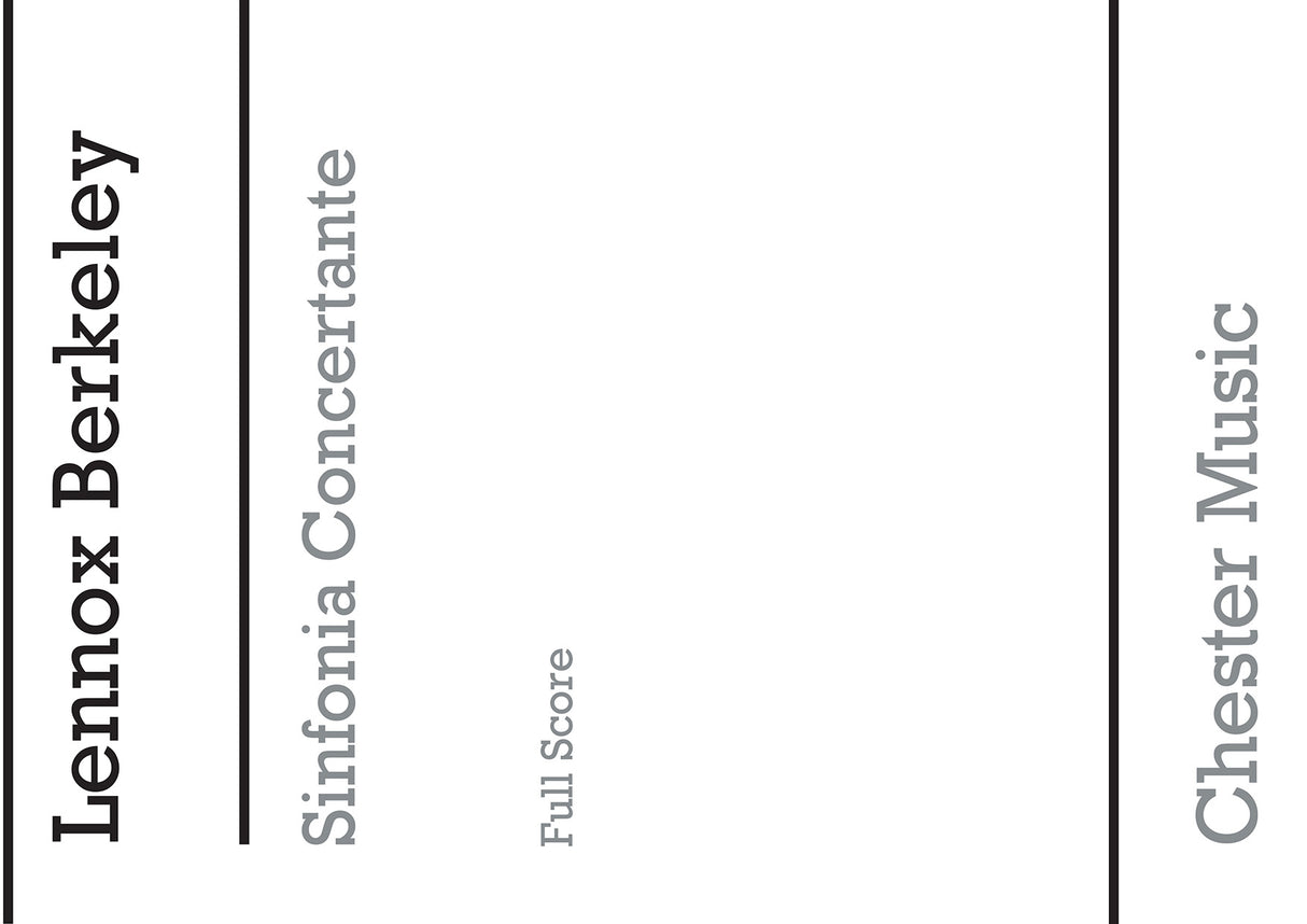 Berkeley: Sinfonia Concertante, Op. 84