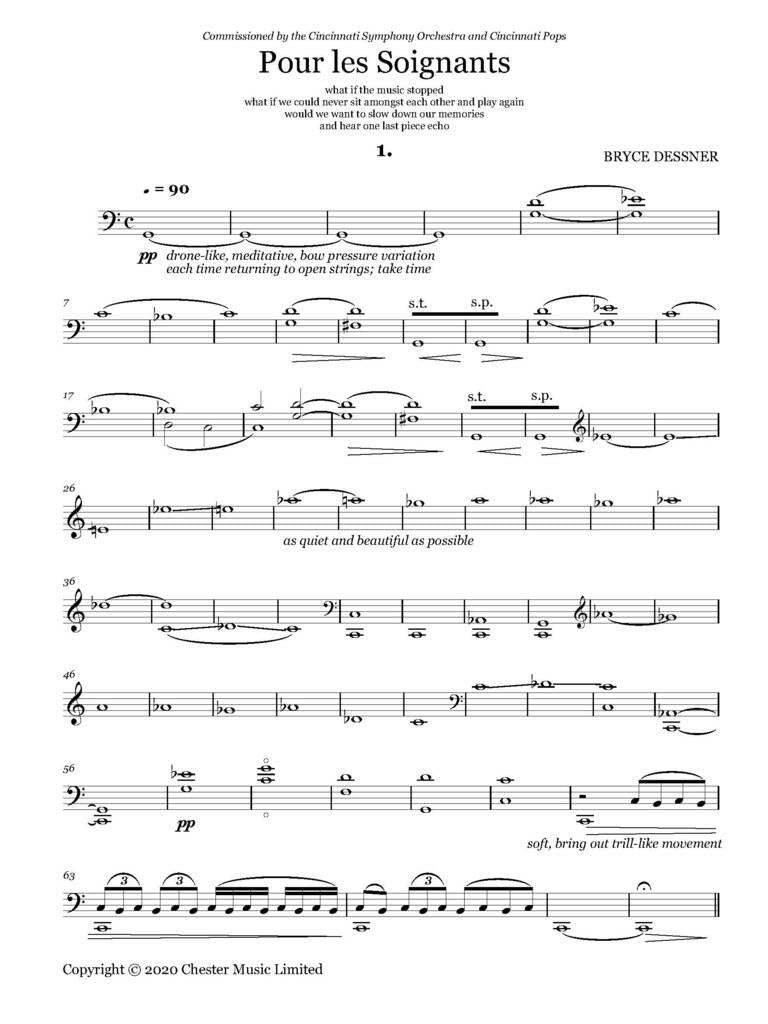 Dessner: Pour les Soignants