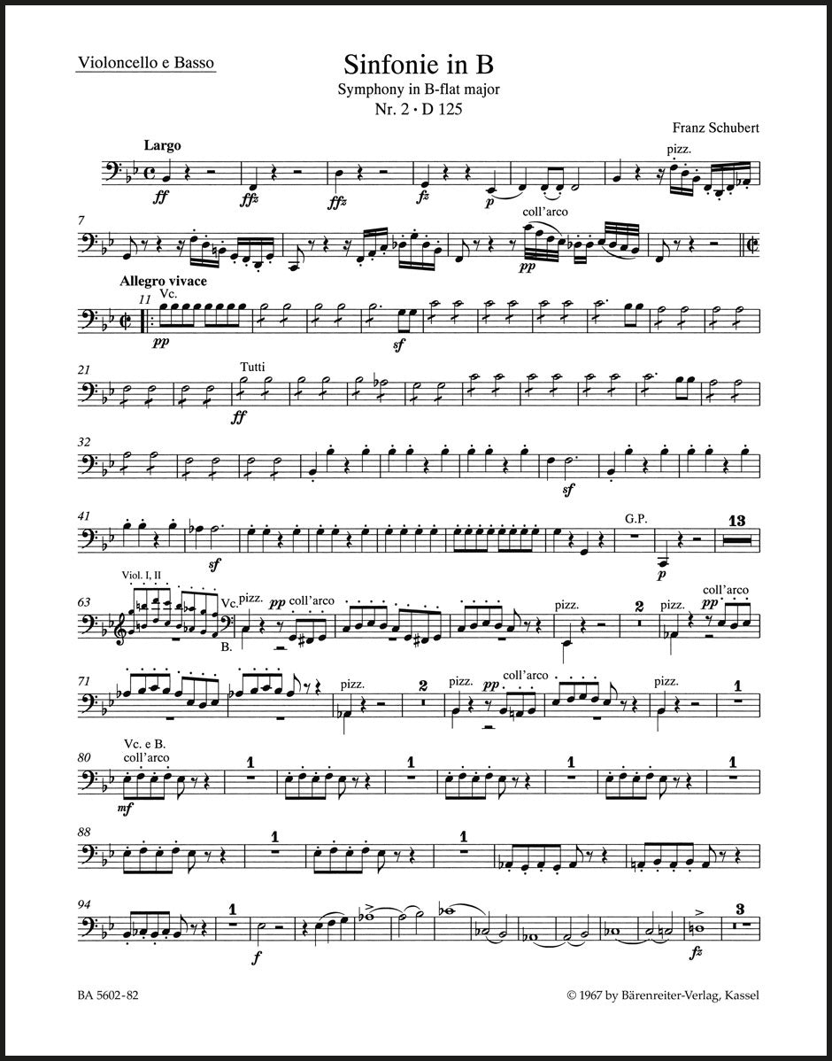 Schubert: Symphony No. 2 in B-flat Major, D 125 – Ficks Music