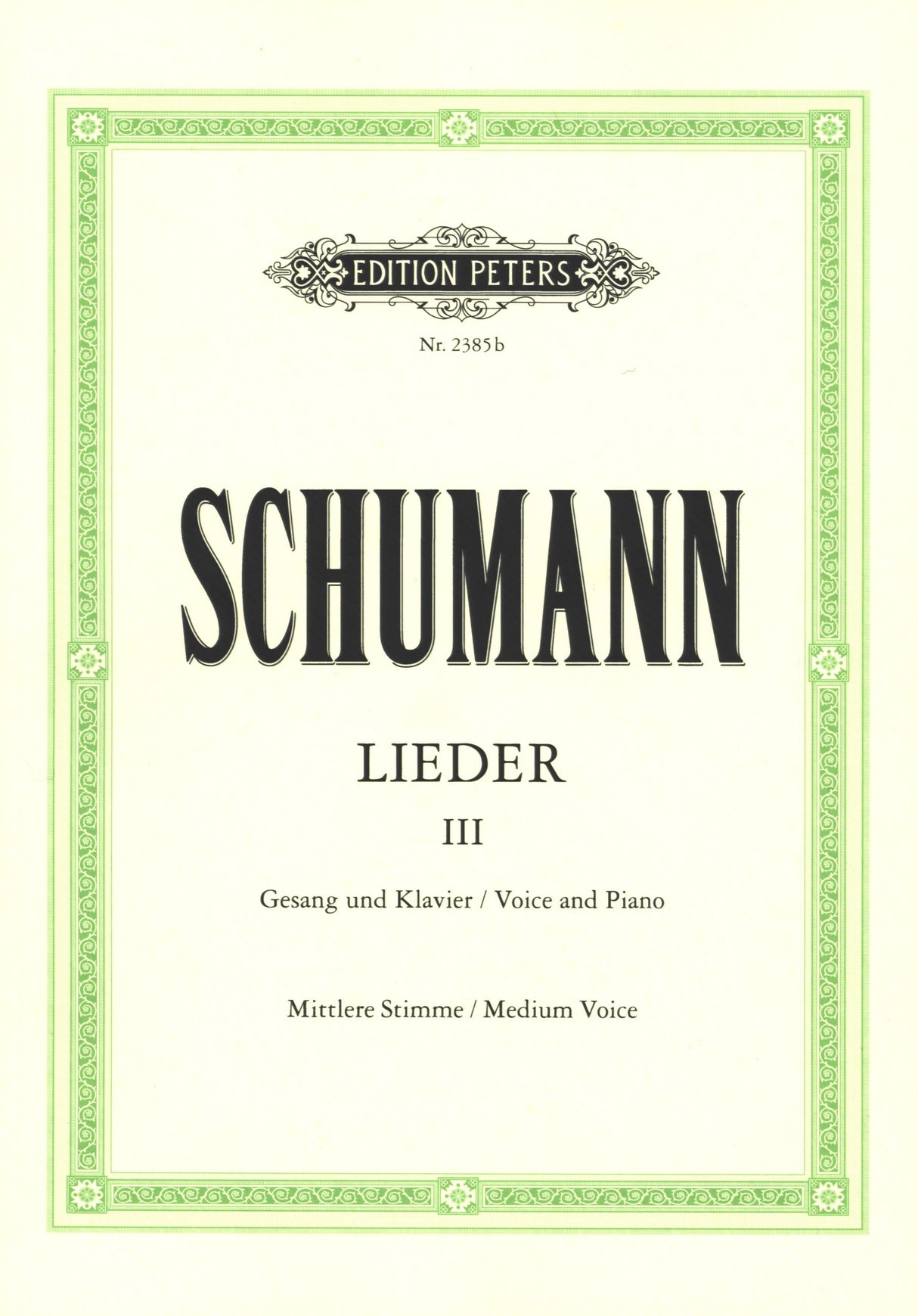 Schumann: Complete Songs - Volume 3