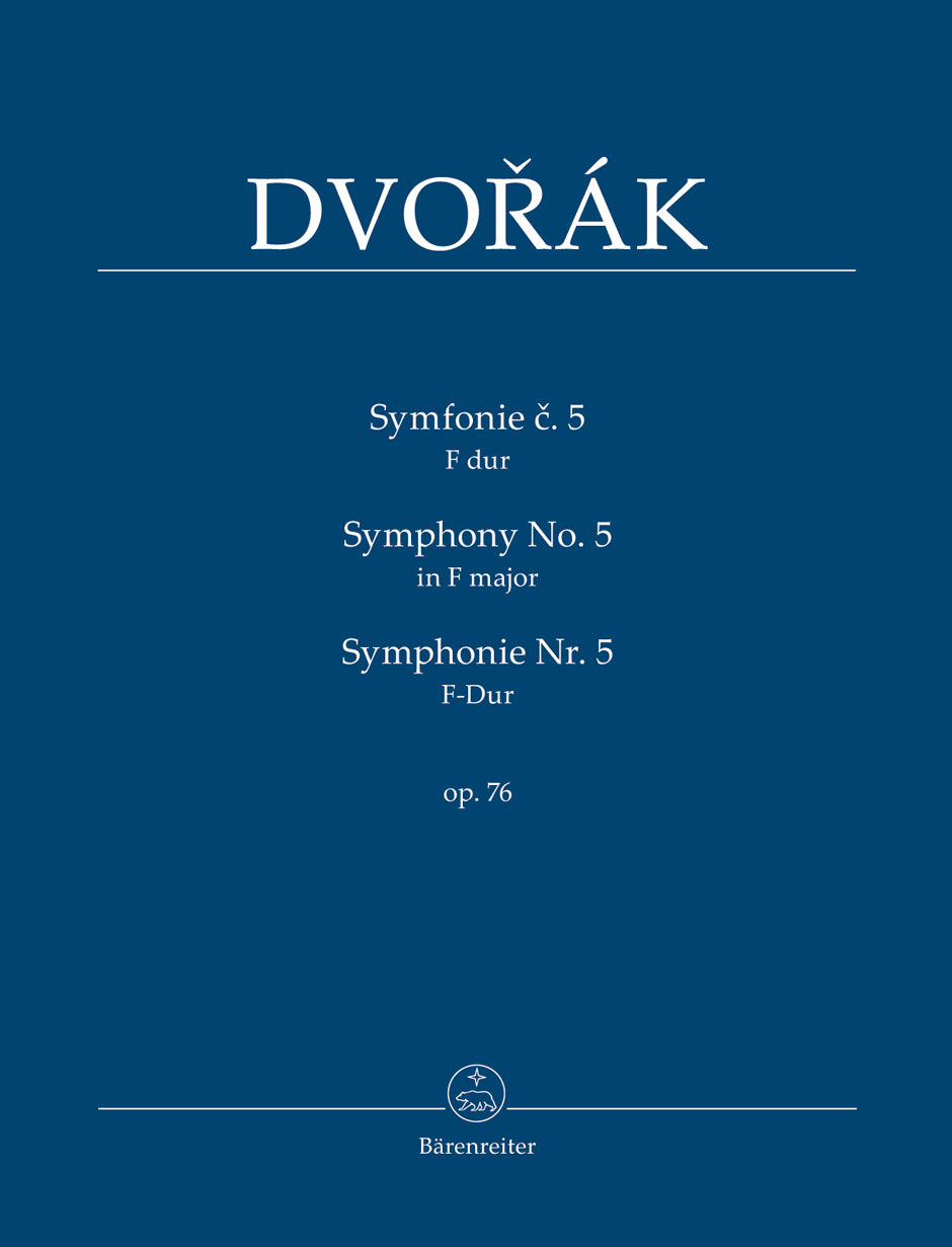 Dvořák: Symphony No. 5 in F Major, Op. 76 – Ficks Music