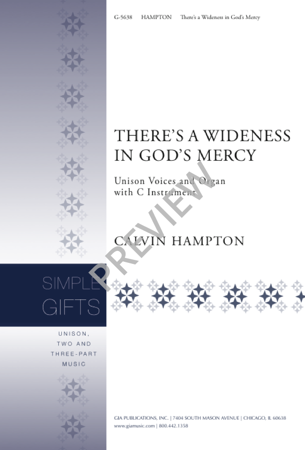 Hampton: There's a Wideness in God's Mercy
