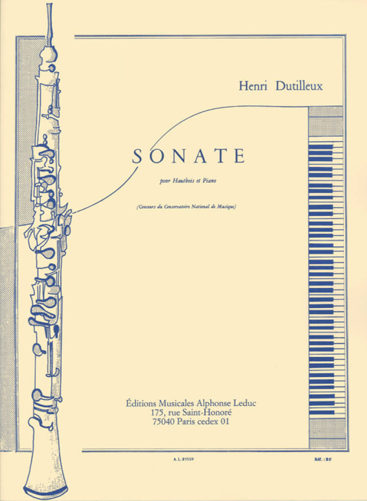 Dutilleux: Oboe Sonata