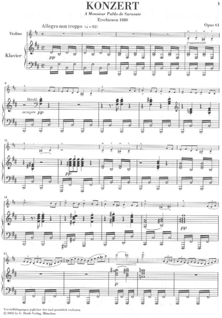 Saint-Saëns: Violin Concerto No. 3 in B Minor, Op. 61 – Ficks Music