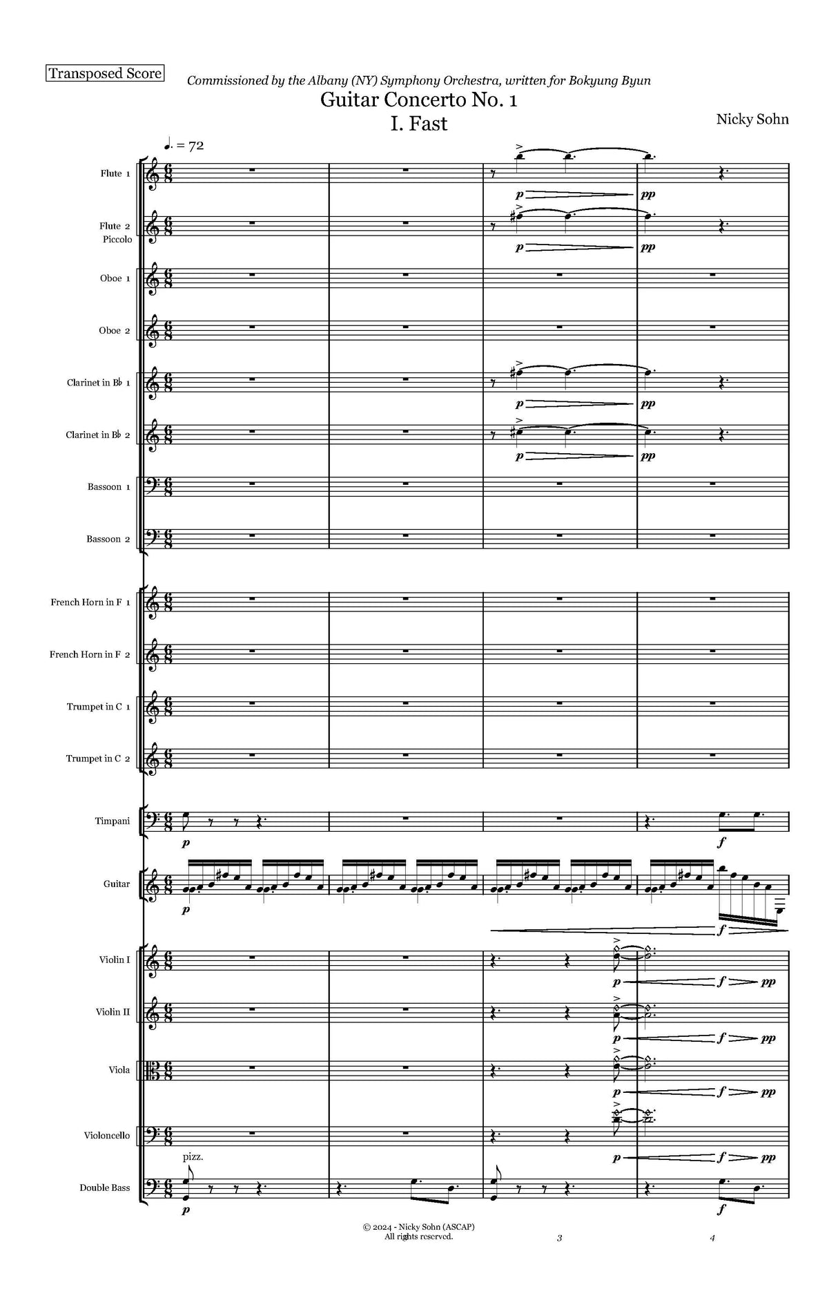 Sohn: Guitar Concerto No. 1