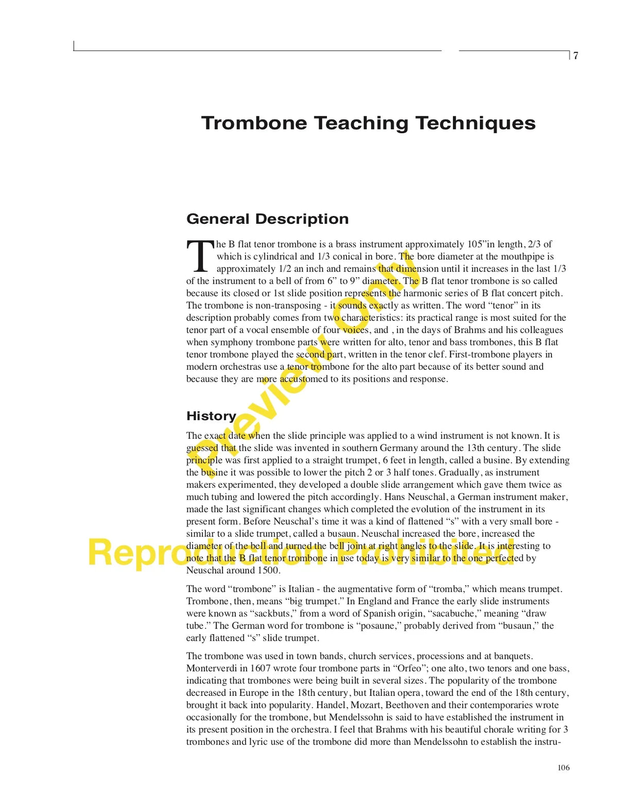 Knaub: Trombone Teaching Techniques