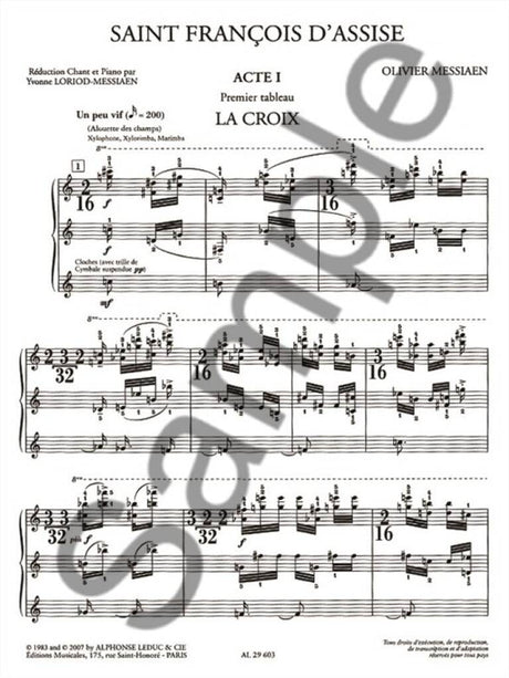 Messiaen: Saint Francois d'Assise