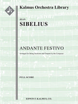 Sibelius: Andante Festivo, JS 34b, Op. 117a (Version for String Orchestra & Timpani)