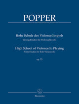 Popper: High School of Cello Playing, Op. 73