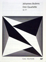 Brahms: 3 Quartets, Op. 31