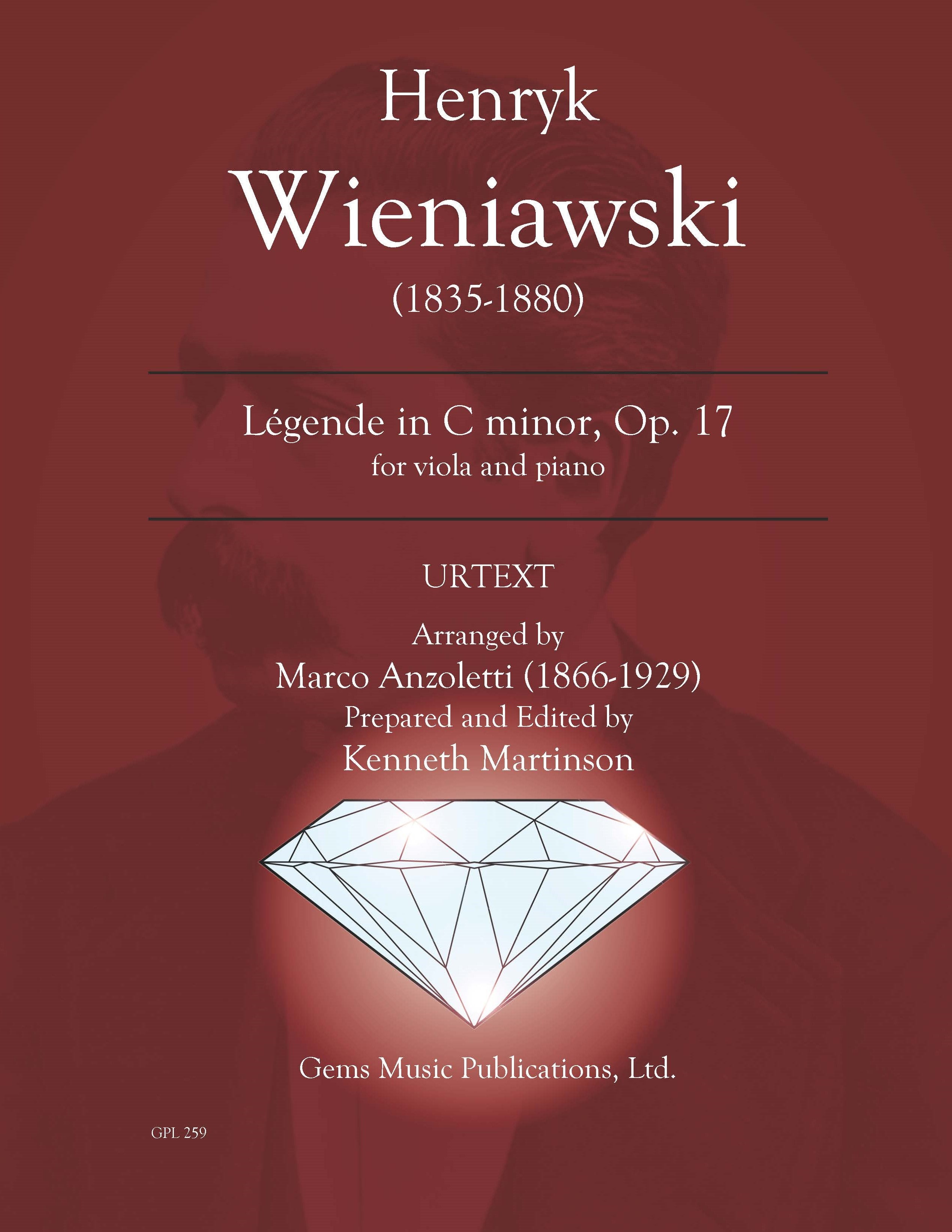 Wieniawski: Légende in C Minor, Op. 17 (arr. for viola and piano