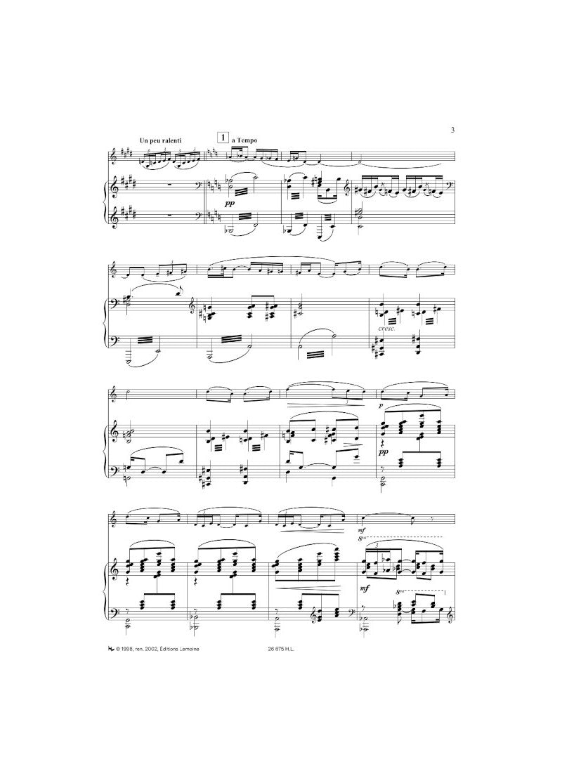 Debussy: Rhapsody for Alto Saxophone