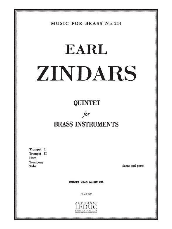Zindars: Brass Quintet