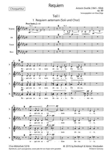 Dvořák: Requiem, Op. 89