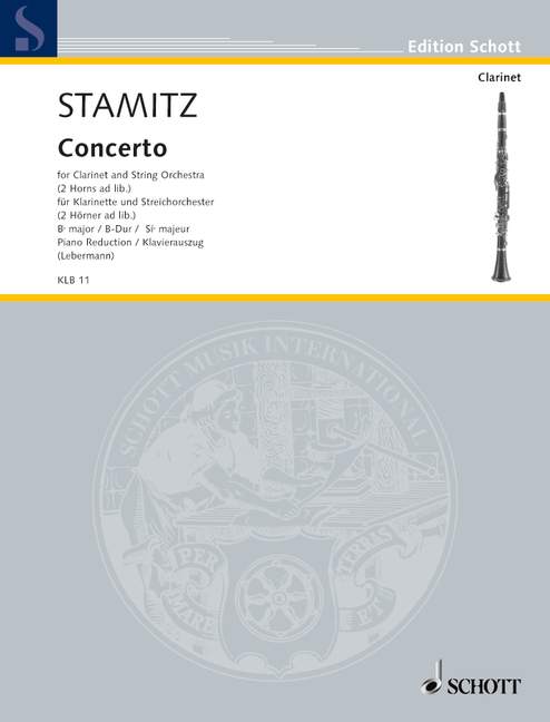 J. Stamitz: Clarinet Concerto in B-flat Major
