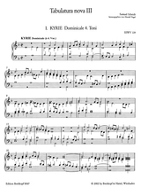 Scheidt: Tabulatura Nova - Volume 3 (SSWV 139-158)