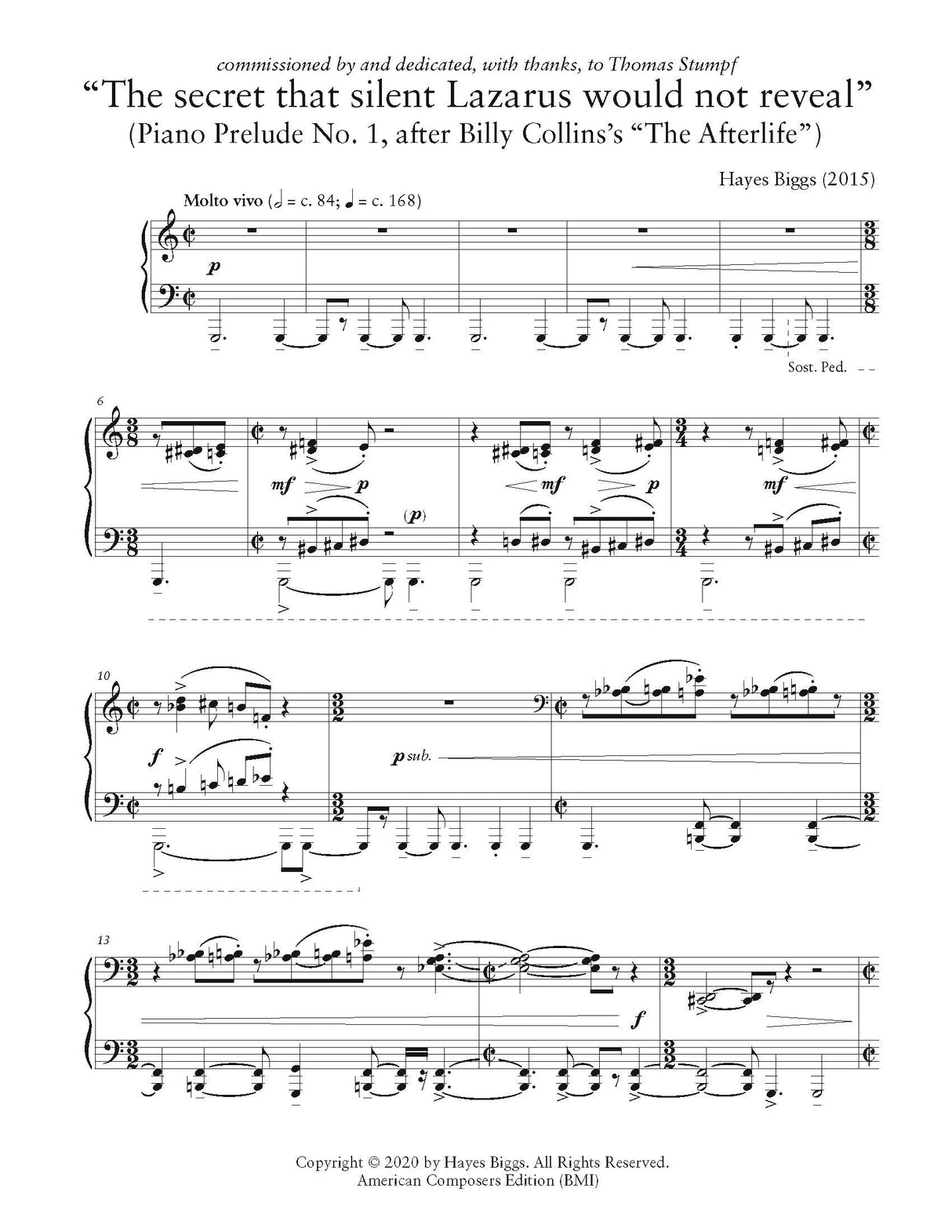 H. Biggs: Piano Preludes