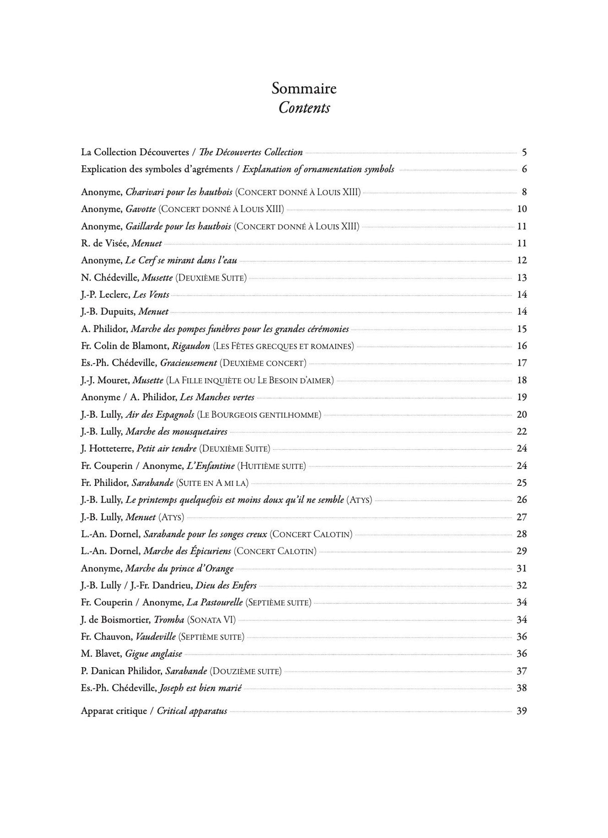 Anthology of French Baroque Music - Oboe - Volume 1